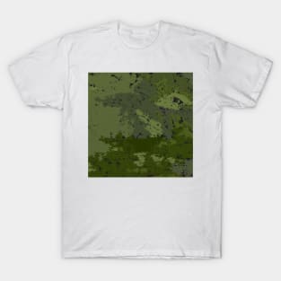 Dark Camo, Camouflage, Tactical Military Map, WW2, Vietnam T-Shirt